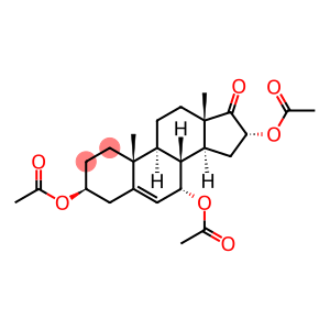 Androst-5-en-17-one, 3,7,16-tris(acetyloxy)-, (3β,7α,16α)- (9CI)