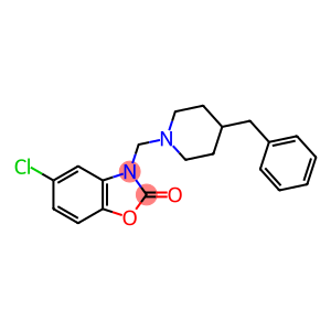 3-[(4-benzyl-1-piperidyl)methyl]-5-chloro-benzooxazol-2-one