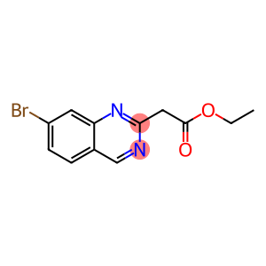 2-Quinazolineacetic acid, 7-bromo-, ethyl ester