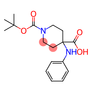 1-(tert-butoxycarbonyl)-4-(phenylaMino)piperidine-4-carboxylic acid