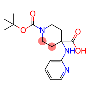 1-(叔-丁氧羰基)-4-(吡啶-2-基氨基)哌啶-4-羧酸