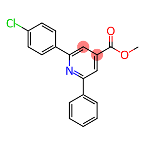 4-Pyridinecarboxylic acid, 2-(4-chlorophenyl)-6-phenyl-, methyl ester