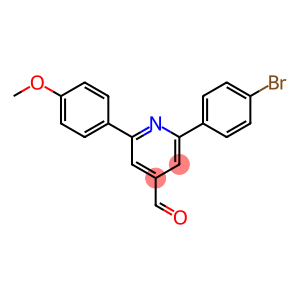 2-(4-bromophenyl)-6-(4-methoxyphenyl)pyridine-4-carbaldehyde