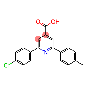 4-Pyridinecarboxylic acid, 2-(4-chlorophenyl)-6-(4-methylphenyl)-