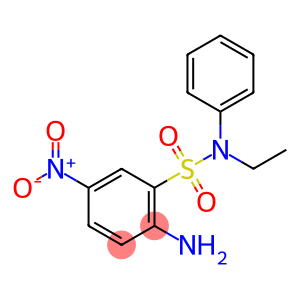 2-amino-N-ethyl-5-nitro-N-phenylbenzenesulphonamide