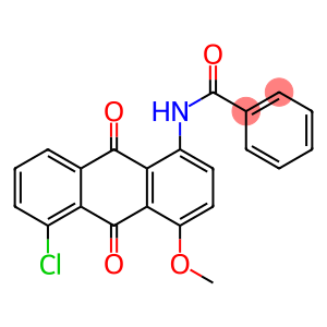 N-(5-chloro-4-methoxy-9,10-dioxo-9,10-dihydroanthracen-1-yl)benzamide