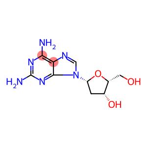 9H-Purine-2,6-diamine, 9-(2-deoxy-β-D-threo-pentofuranosyl)-