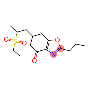 4(5H)-Benzoxazolone,6-[2-(ethylsulfonyl)propyl]-6,7-dihydro-2-propyl-