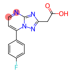 [7-(4-fluorophenyl)[1,2,4]triazolo[1,5-a]pyrimidin-2-yl]acetic acid