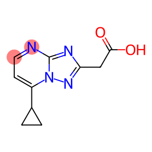 (7-cyclopropyl[1,2,4]triazolo[1,5-a]pyrimidin-2-yl)acetic acid