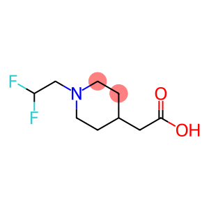 [1-(2,2-difluoroethyl)piperidin-4-yl]acetic acid