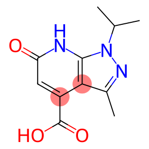 1-异丙基-3-甲基-6-氧代-6,7-二氢-1H-吡唑并[3,4-B]吡啶-4-甲酸