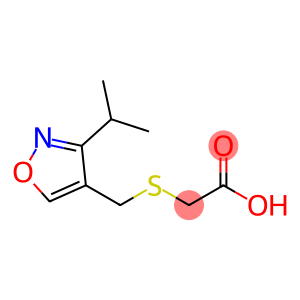 {[(3-isopropylisoxazol-4-yl)methyl]thio}acetic acid