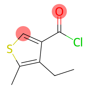 4-ethyl-5-methylthiophene-3-carbonyl chloride