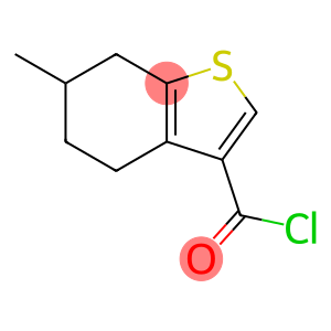 6-methyl-4,5,6,7-tetrahydro-1-benzothiophene-3-carbonyl chloride