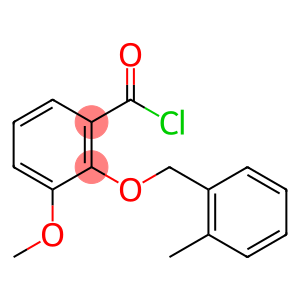 3-methoxy-2-[(2-methylbenzyl)oxy]benzoyl chloride