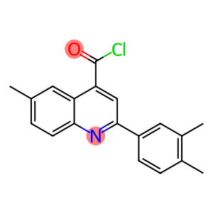 4-Quinolinecarbonyl chloride, 2-(3,4-dimethylphenyl)-6-methyl-