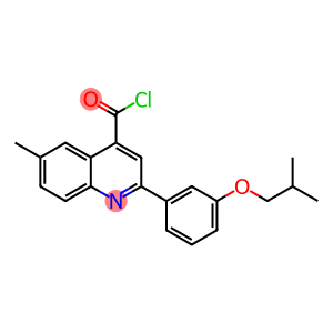 4-quinolinecarbonyl chloride, 6-methyl-2-[3-(2-methylpropo