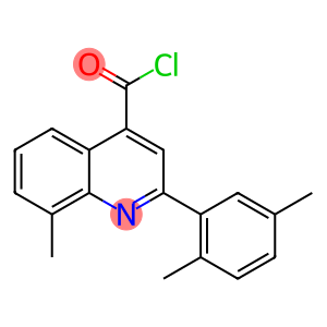 2-(2,5-dimethylphenyl)-8-methylquinoline-4-carbonyl chloride