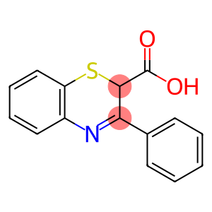 2H-1,4-benzothiazine-2-carboxylic acid, 3-phenyl-