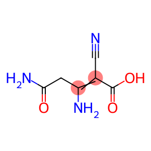 (2Z)-3,5-二氨基-2-氰基-5-氧代戊-2-烯酸