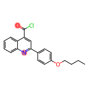 4-quinolinecarbonyl chloride, 2-(4-butoxyphenyl)-