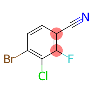 4-Bromo-3-chloro-2-fluorobenzonitrile