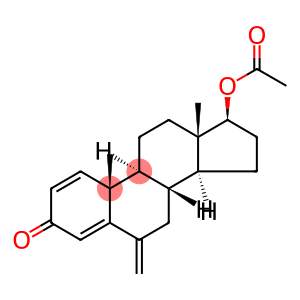 (17β)-6-Methylidene-3-oxoandrosta-1,4-dien-17-yl Acetate