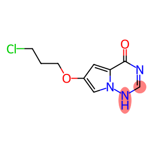 Pyrrolo[2,1-f][1,2,4]triazin-4(1H)-one, 6-(3-chloropropoxy)-