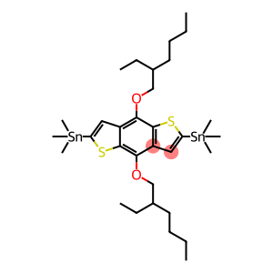 1,1'-[4,8-双[(2-乙基己基)氧基]苯并[1,2-B:4,5-B']二噻吩-2,6-二基]双[1,1,1-三甲基锡]