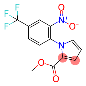 1H-Pyrrole-2-carboxylic acid, 1-[2-nitro-4-(trifluoromethyl)phenyl]-, methyl ester