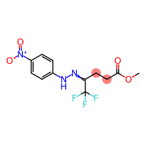 Methyl 5,5,5-trifluoro-4-(2-(4-nitrophenyl) hydrazono)pentanoate