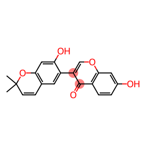 4H-1-Benzopyran-4-one,7-hydroxy-3-(7-hydroxy-2,2-dimethyl-2H-1-benzopyran-6-yl)-