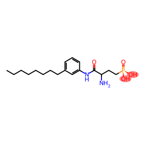 Phosphonic acid, P-[3-amino-4-[(3-octylphenyl)amino]-4-oxobutyl]-