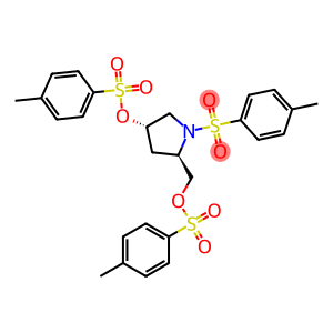 2-Pyrrolidinemethanol, 1-[(4-methylphenyl)sulfonyl]-4-[[(4-methylphenyl)sulfonyl]oxy]-, 2-(4-methylbenzenesulfonate), (2R,4S)-