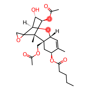 Trichothec-9-ene-3,4,8,15-tetrol, 12,13-epoxy-, 4,15-diacetate 8-pentanoate, (3α,4β,8α)- (9CI)