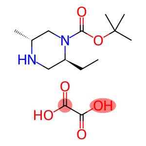 tert-butyl (2S,5R)-2-ethyl-5-methylpiperazine-1-carboxylate oxalate(1:x)