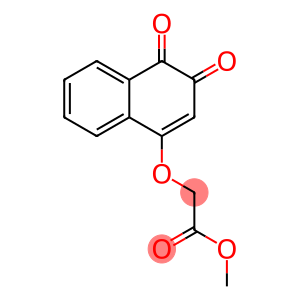 Acetic acid, 2-[(3,4-dihydro-3,4-dioxo-1-naphthalenyl)oxy]-, methyl ester