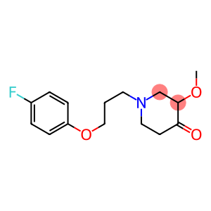 1-(3-(4-fluorophenoxy)propyl)-3-methoxy-4-piperidinone