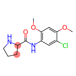 N-(5-chloro-2,4-dimethoxyphenyl)pyrrolidine-2-carboxamide