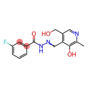 pyridoxal 3-fluorobenzoyl hydrazone