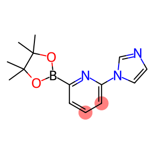 2-(1H-Imidazol-1-yl)-6-(4,4,5,5-tetramethyl-1,3,2-dioxaborolan-2-yl)pyridine