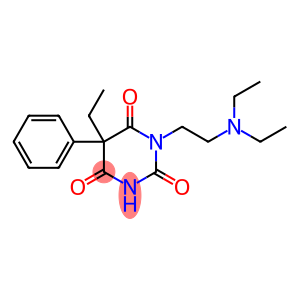 1-(2-Diethylaminoethyl)-5-ethyl-5-phenylbarbituric acid