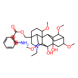 (11-ethyl-8,9-dihydroxy-4,6,16,18-tetramethoxy-11-azahexacyclo[7.7.2.1~2,5~.0~1,10~.0~3,8~.0~13,17~]nonadec-13-yl)methyl 2-aminobenzoate