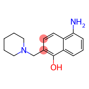 5-Amino-2-(piperidin-1-ylmethyl)naphthalen-1-ol