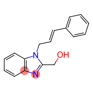 1H-Benzimidazole-2-methanol, 1-[(2E)-3-phenyl-2-propen-1-yl]-