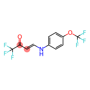 (E)-1,1,1-TRIFLUORO-4-[4-(TRIFLUOROMETHOXY)ANILINO]-3-BUTEN-2-ONE