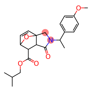 3a,6-Epoxy-3aH-isoindole-7-carboxylic acid, 1,2,3,6,7,7a-hexahydro-2-[1-(4-methoxyphenyl)ethyl]-1-oxo-, 2-methylpropyl ester