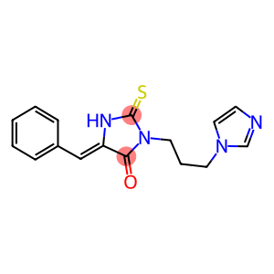 5-benzylidene-3-[3-(1H-imidazol-1-yl)propyl]-2-thioxo-4-imidazolidinone