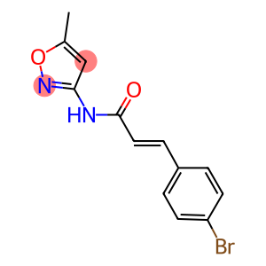 3-(4-bromophenyl)-N-(5-methyl-3-isoxazolyl)acrylamide